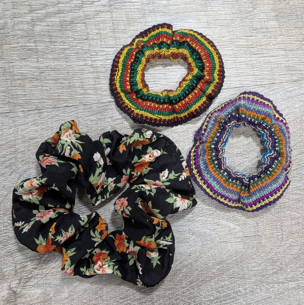 90's Hair Scrunchie Bundle